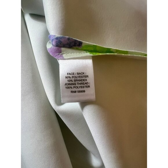 Gianni Bini Neon Floral A Line Scuba Short Dress - Picture 4 of 6